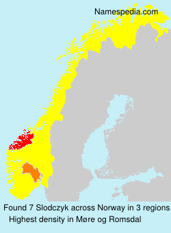 Surname Slodczyk in Norway Surname Slodczyk in Norway