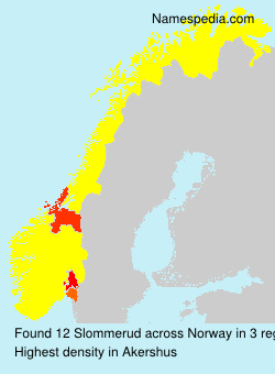 Surname Slommerud in Norway Surname Slommerud in Norway