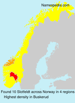 Surname Slotfeldt in Norway Surname Slotfeldt in Norway