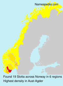 Surname Slotta in Norway Surname Slotta in Norway