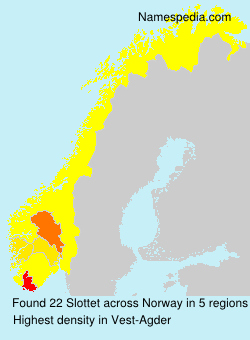 Surname Slottet in Norway Surname Slottet in Norway