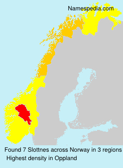 Surname Slottnes in Norway Surname Slottnes in Norway
