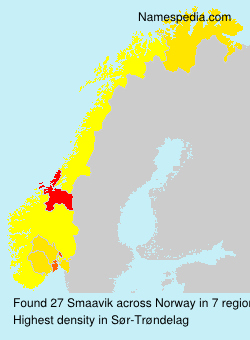 Surname Smaavik in Norway Surname Smaavik in Norway