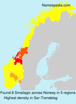 Surname Smailagic in Norway