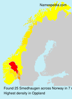 Surname Smedhaugen in Norway Surname Smedhaugen in Norway