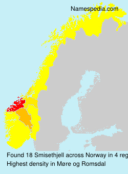 Surname Smisethjell in Norway Surname Smisethjell in Norway