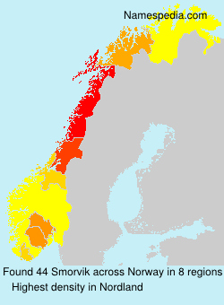 Surname Smorvik in Norway Surname Smorvik in Norway