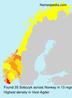 Surname Sobczyk in Norway Surname Sobczyk in Norway