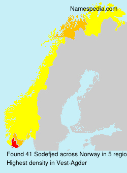 Surname Sodefjed in Norway Surname Sodefjed in Norway