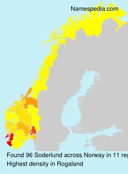 Surname Soderlund in Norway Surname Soderlund in Norway