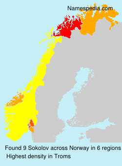 Surname Sokolov in Norway Surname Sokolov in Norway