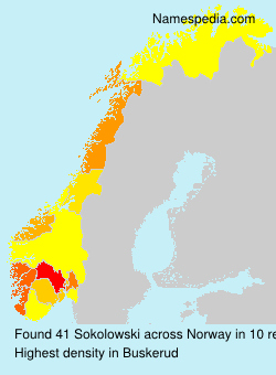 Surname Sokolowski in Norway Surname Sokolowski in Norway