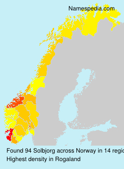 Surname Solbjorg in Norway