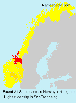 Surname Solhus in Norway Surname Solhus in Norway