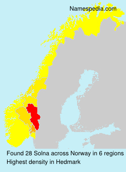 Surname Solna in Norway