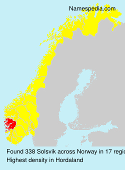 Surname Solsvik in Norway Surname Solsvik in Norway