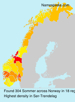 Surname Sommer in Norway Surname Sommer in Norway