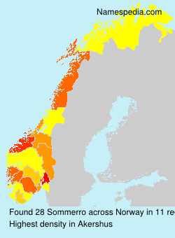 Surname Sommerro in Norway Surname Sommerro in Norway