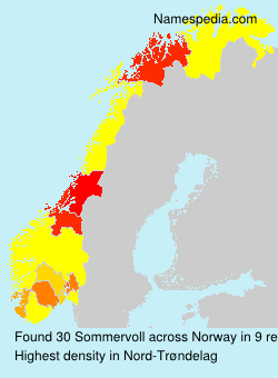 Surname Sommervoll in Norway Surname Sommervoll in Norway
