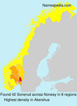 Surname Sonerud in Norway Surname Sonerud in Norway