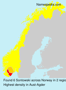 Surname Sontowski in Norway Surname Sontowski in Norway