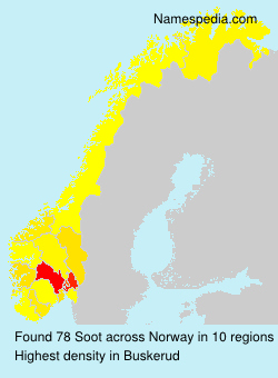 Surname Soot in Norway Surname Soot in Norway