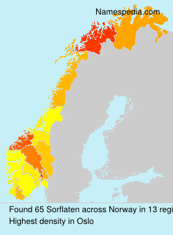 Surname Sorflaten in Norway Surname Sorflaten in Norway