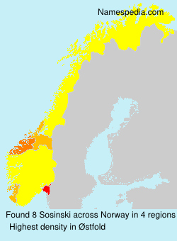 Surname Sosinski in Norway Surname Sosinski in Norway