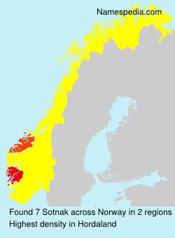Surname Sotnak in Norway Surname Sotnak in Norway