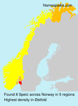 Surname Spetz in Norway Surname Spetz in Norway