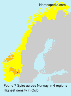 Surname Spiro in Norway Surname Spiro in Norway
