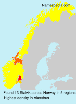Surname Stalvik in Norway Surname Stalvik in Norway