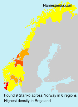 Surname Stanko in Norway Surname Stanko in Norway