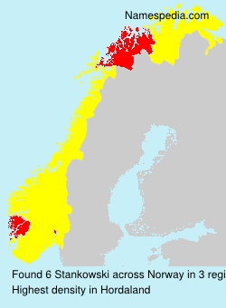 Surname Stankowski in Norway Surname Stankowski in Norway