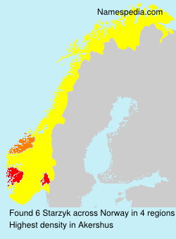 Surname Starzyk in Norway Surname Starzyk in Norway