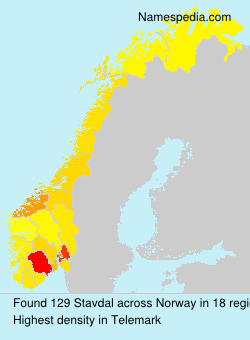 Surname Stavdal in Norway Surname Stavdal in Norway