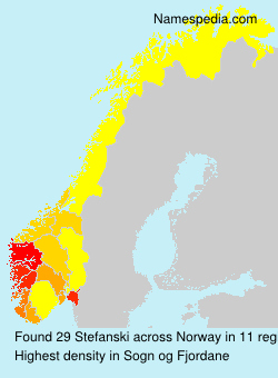 Surname Stefanski in Norway Surname Stefanski in Norway