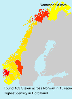 Surname Steien in Norway Surname Steien in Norway