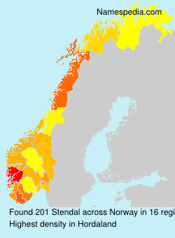 Surname Stendal in Norway Surname Stendal in Norway