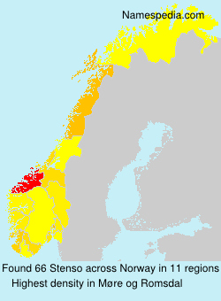 Surname Stenso in Norway Surname Stenso in Norway