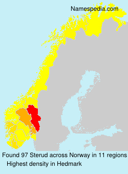 Surname Sterud in Norway Surname Sterud in Norway