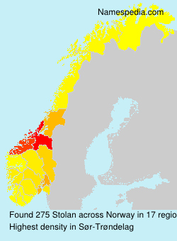 Surname Stolan in Norway