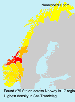 Surname Stolan in Norway Surname Stolan in Norway