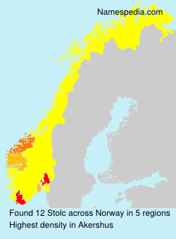 Surname Stolc in Norway Surname Stolc in Norway