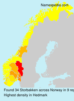 Surname Storbakken in Norway Surname Storbakken in Norway