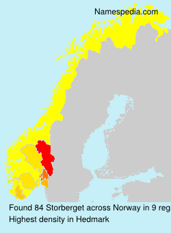 Surname Storberget in Norway Surname Storberget in Norway