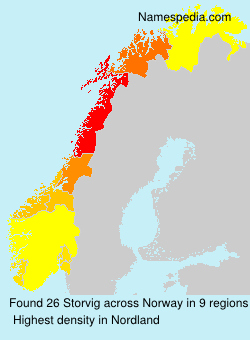 Surname Storvig in Norway Surname Storvig in Norway