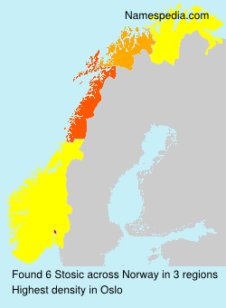 Surname Stosic in Norway Surname Stosic in Norway