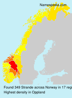 Surname Strande in Norway Surname Strande in Norway