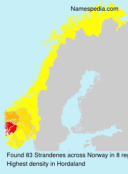 Surname Strandenes in Norway Surname Strandenes in Norway